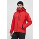 Smučarska jakna Descente Paddy rdeča barva - rdeča. Smučarska jakna iz kolekcije Descente. Model izdelan materiala, ki ščiti pred mrazom, vetrom in snegom.