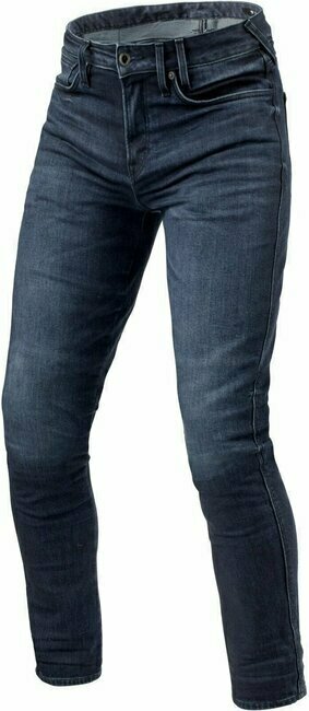 Rev'it! Jeans Carlin SK Dark Blue 34/33 Motoristične jeans hlače