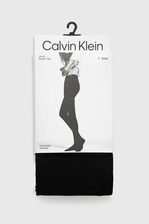 Calvin Klein nogavice - črna. Nogavice iz zbirke Calvin Klein. Model iz elastičnega materiala.