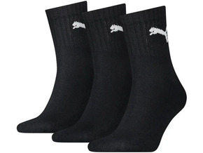 Puma nogavice (3-Pack) - črna. Nogavice iz kolekcije Puma. Model izdelan iz elastičnega