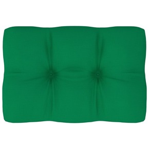 VidaXL Blazina za kavč iz palet zelena 60x40x12 cm