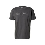 Bombažna kratka majica Hollister Co. moški, siva barva - siva. Lahkotna kratka majica iz kolekcije Hollister Co. Izdelana iz pletenine, prijetne na otip. Model iz izjemno udobne bombažne tkanine.