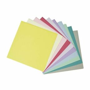 Rayher. Origami papir 15x15 cm 100 kosov 80-100g pastelne barve