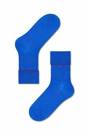 Nogavice Happy Socks Hysteria ženske - modra. Nogavice iz kolekcije Happy Socks. Model izdelan iz elastičnega materiala.