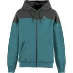 E9 Over Fleece Hoodie Green Lake M Pulover na prostem