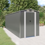 vidaXL Vrtna lopa svetlo siva 192x606x223 cm pocinkano jeklo