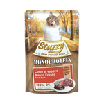STUZZY Monoprotein Govedina - vlažna hrana za mačke 85 g, brez žit, brez konzervansov, primerna za odrasle mačke