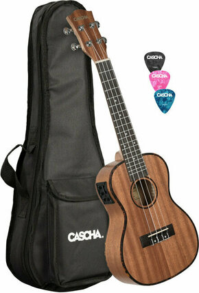 Cascha HH2035E Koncertne ukulele Natural