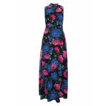 Orsay Črna ženska cvetlična maksi obleka ORSAY_462124-660000 40