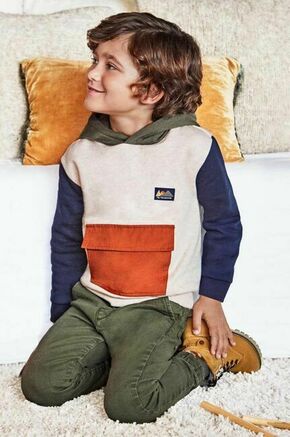 Otroški pulover Mayoral siva barva
