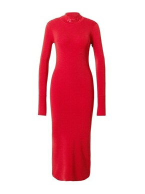 Obleka Patrizia Pepe rdeča barva - rdeča. Obleka iz kolekcije Patrizia Pepe. Model izdelan iz enobarvne pletenine. Model iz raztegljivega materiala