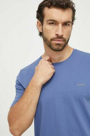 Majica lounge BOSS - modra. Majica s kratkimi rokavi iz kolekcije BOSS