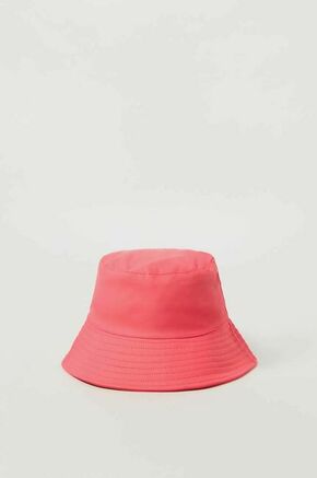 Otroški klobuk OVS roza barva - roza. Klobuk iz kolekcije OVS. Model z ozkim robom