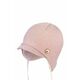 Otroška kapa Jamiks OLIVE roza barva - roza. Otroška kapa iz kolekcije Jamiks. Model izdelan iz enobarvne pletenine.