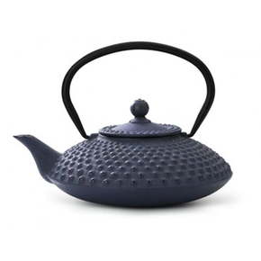 Moder čajnik iz litega železa s cedilom za čaj Bredemeijer Xilin