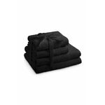 Komplet brisač 4-pack - črna. Komplet brisač iz kolekcije home &amp; lifestyle. Model izdelan iz gladkega materiala.