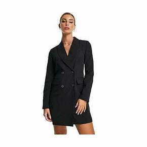 Vero Moda Ženska obleka VMZELDA Loose Fit 10283139 Black (Velikost XS)