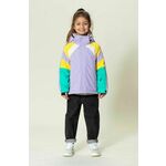 Otroška smučarska jakna Gosoaky FAMOUS DOG vijolična barva - vijolična. Otroška jakna iz kolekcije Gosoaky. Podložen model, izdelan iz vodoodpornega materiala.