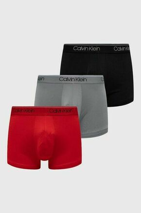 Boksarice Calvin Klein Underwear 3-pack moški - pisana. Boksarice iz kolekcije Calvin Klein Underwear. Model izdelan iz gladke
