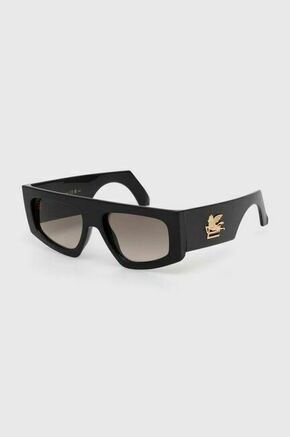 Sončna očala Etro črna barva - črna. Sončna očala iz kolekcije Etro. Model s toniranimi stekli in okvirji iz plastike. Ima filter UV 400.