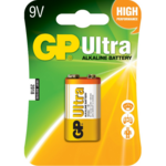 Baterija GP Ultra 6LF22, alkalna, 9V, 1 folija