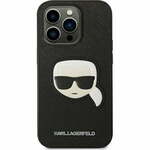 Karl Lagerfeld Head ovitek za iPhone 14 Pro Max, črn (KLHCP14XSAPKHK)