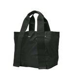 Torbica Calvin Klein črna barva - črna. Velika nakupovalna torbica iz kolekcije Calvin Klein. Model brez zapenjanja, izdelan iz tekstilnega materiala.