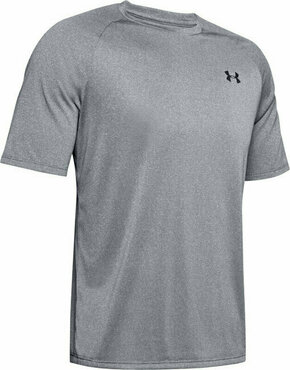 Under Armour Men's UA Tech 2.0 Textured Short Sleeve T-Shirt Pitch Gray/Black 2XL Fitnes majica