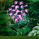 Greatstore HI LED solarna vrtna svetilka orhideja 75 cm