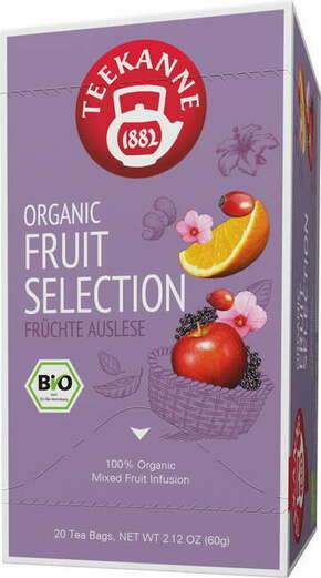 TEEKANNE Bio Organic Fruit Selection - 20 dvoprekatnih vrečk
