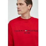 Bluza Tommy Hilfiger moška, bordo barva - bordo. Mikica iz kolekcije Tommy Hilfiger. Model izdelan iz elastične pletenine. Model z mehko notranjo oblogo.