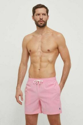 Kopalne kratke hlače Polo Ralph Lauren roza barva - roza. Kopalne kratke hlače iz kolekcije Polo Ralph Lauren
