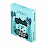 Vitammy SPLASH, Rezervni ročaji za zobne ščetke SPLASH, modra / surf /, 4 kos