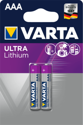 Varta baterija Ultra Lithium 2 AAA 6103301402