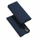 Dux Ducis Skin Pro usnjeni flip ovitek za Samsung Galaxy Note 20, modra