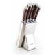 WEBHIDDENBRAND G21 Gourmet Steely set nožev 5 kosov + blok iz nerjavečega jekla