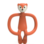 Matchstick Monkey Igrača za grizenje z masažno zobno ščetko, fudge lisica