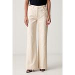Marciano by Guess hlače ženske z bombažem MILAD PALAZZO bež G6YB17.W3245