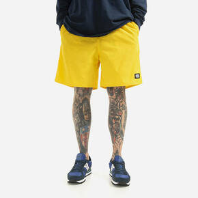 Kratke hlače za kopanje HUF rumena barva - rumena. Kopalne kratke hlače iz kolekcije HUF. Model izdelan iz materiala