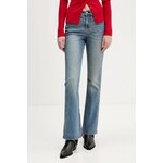Kavbojke Abercrombie & Fitch KI155-6550-278 - modra. Kavbojke iz kolekcije Abercrombie & Fitch bootcut kroja, z visokim pasom. Model izdelan iz udobnega denima.