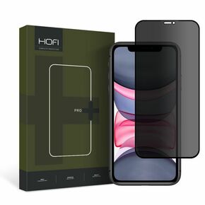 Zaščitno kaljeno steklo Hofi za iPhone 11 / XR Privacy