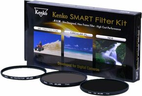 Kenko Smart Filter 3-Kit Protect/CPL/ND8 58mm Filter za objektiv