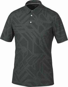 Galvin Green Maze Mens Breathable Short Sleeve Shirt Black M