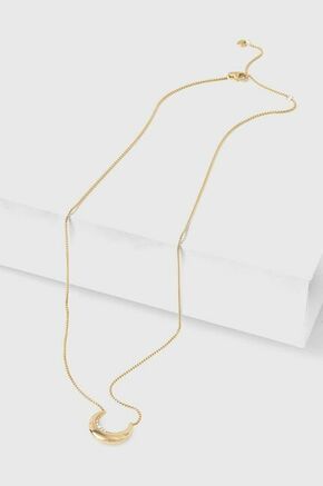 Ogrlica Skagen - zlata. Ogrlica iz kolekcije Skagen. Model z okrasnim obeskom