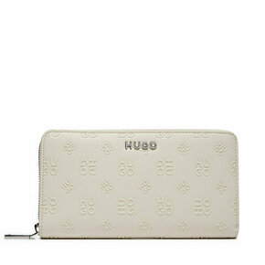 Hugo Velika ženska denarnica Chris Ziparound-DM 50516934 Écru