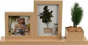 HOMESTYLING Okvir za fotografije Homestyling KO-C37890610 dekorativni okvir za mizo z umetno rastlino 37 x 19 cm