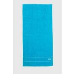 Brisača BOSS Plain River Blue 70 x 140 cm - modra. Brisača iz kolekcije BOSS. Model izdelan iz bombažne tkanine.