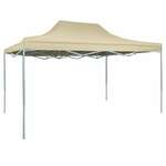 Vidaxl Profesionalni zložljiv šotor za zabave aluminij 3x4 m krem