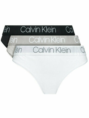Calvin Klein Underwear Set 3 parov spodnjih hlačk 000QD3758E Pisana