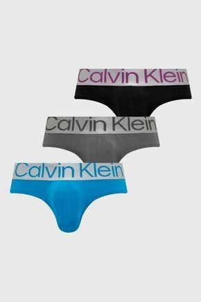 Moške spodnjice Calvin Klein Underwear 3-pack moški - pisana. Spodnje hlače iz kolekcije Calvin Klein Underwear. Model izdelan iz gladke